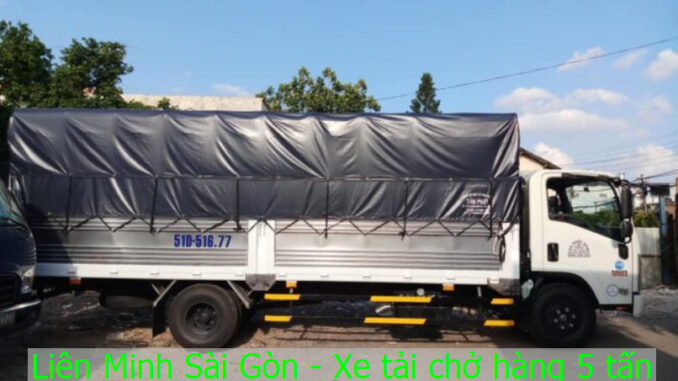 Cho thuê xe tải chở hàng 5 tấn dài 6,2 mét