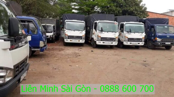 Xe tải chở hàng đi tỉnh Liên Minh Sài Gòn